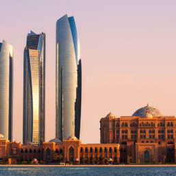 Abu Dhabi- Etihad Towers and Emirates Palace