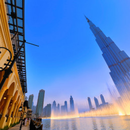 Dubai-Burj Khalifa latern Souk al bahar