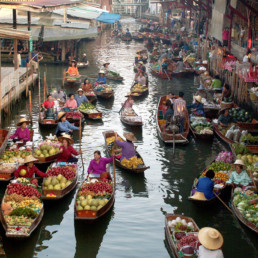 Thailand Damnern Saduak Floating Market